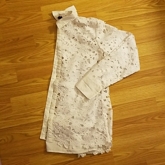 Lace Button Up - Picture 3 of 3
